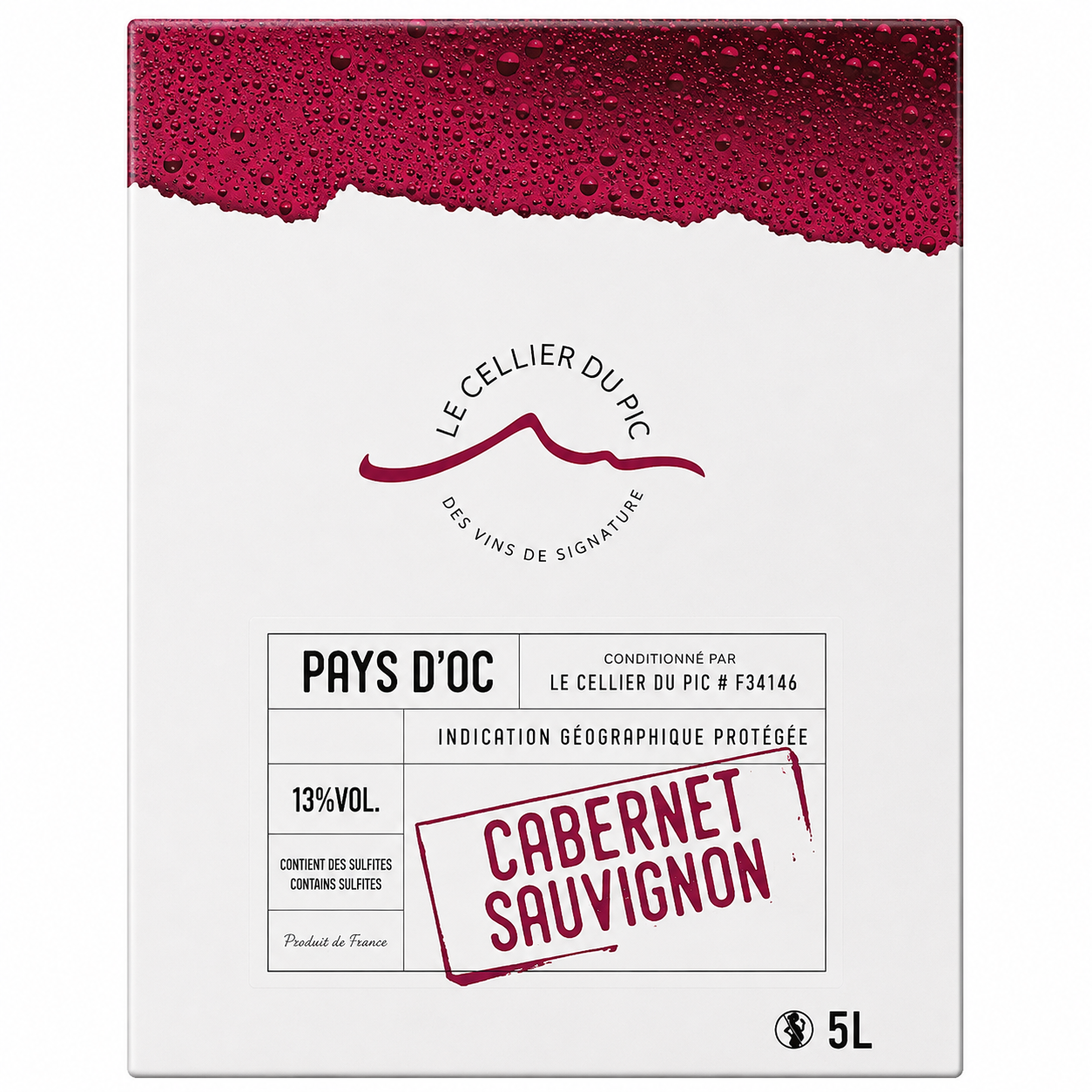 BIB 5L CABERNET SAUVIGNON OC PIC